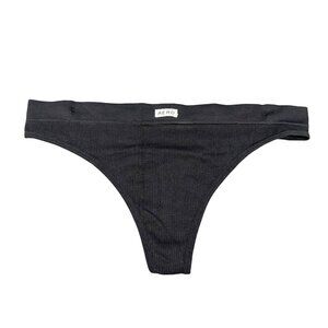 Aeropostale Women’s Size Medium Panty Thong Seamless Black New Without Tags